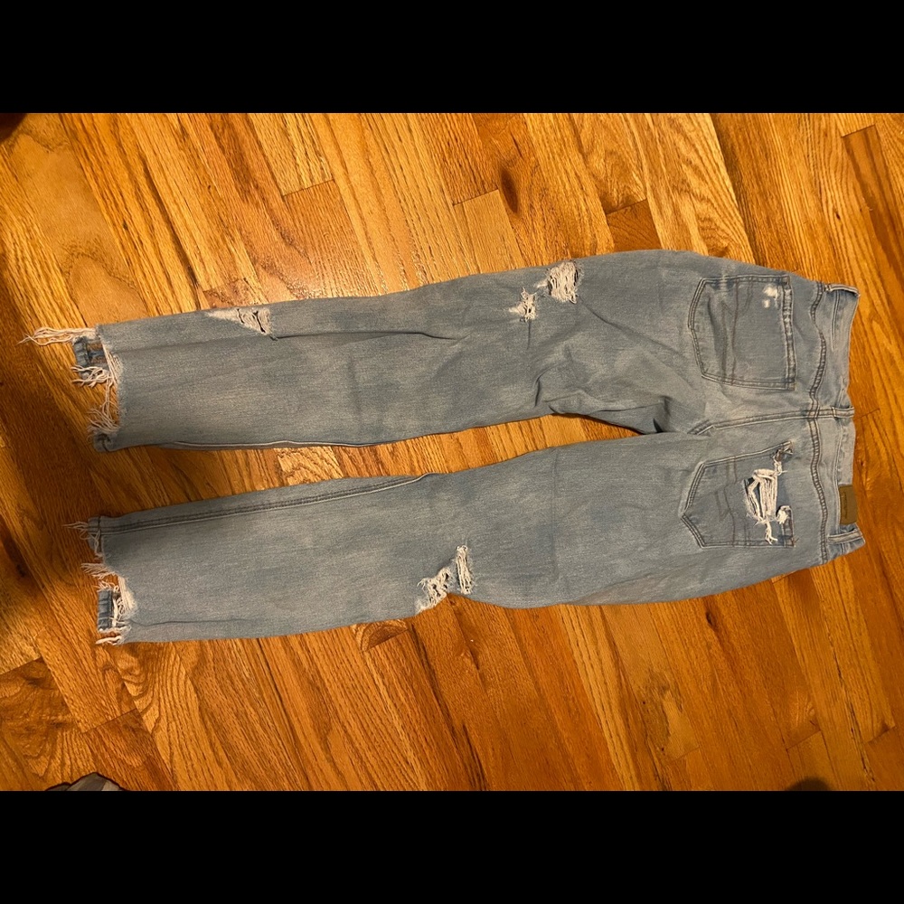 American Eagle Ripped Mom Jeans